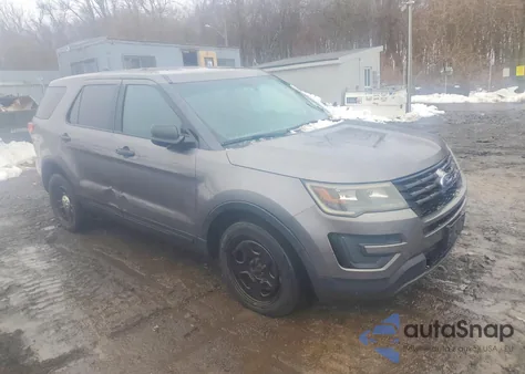 2016 Ford Explorer Police Interceptor from USA, damaged, VIN 1FM5K8AR3GGA04665